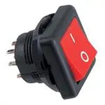 Switch Rocker Dpdt Red For Minus Machines 6-Prong