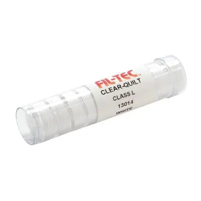 13014 White Prewound Clear-Quilt Style L Bobbin Tube