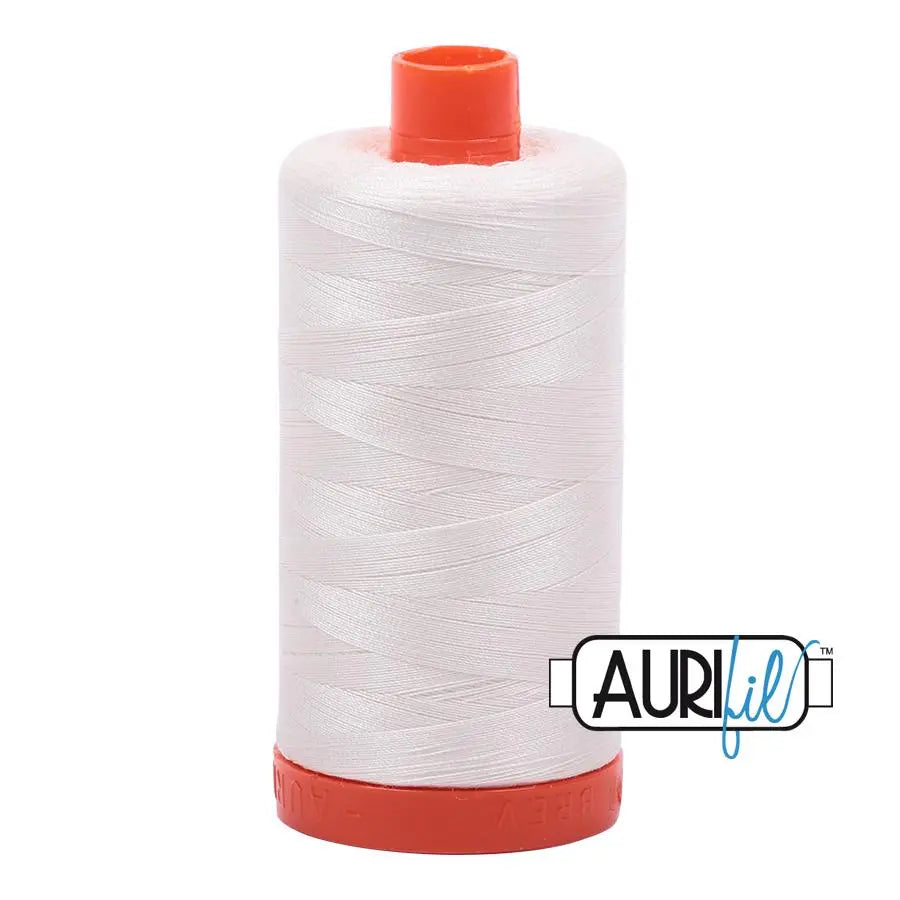 2026 Chalk Aurifil Cotton 50wt Large Spool