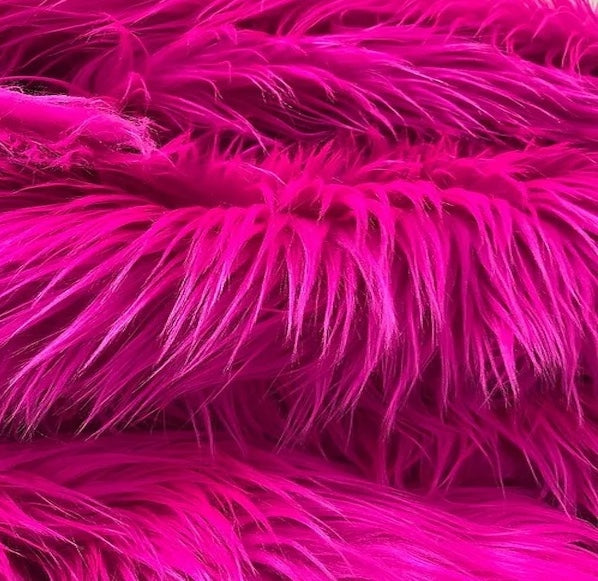 Shaggy Long Pile Faux Fur Fabric (4" Pile)
