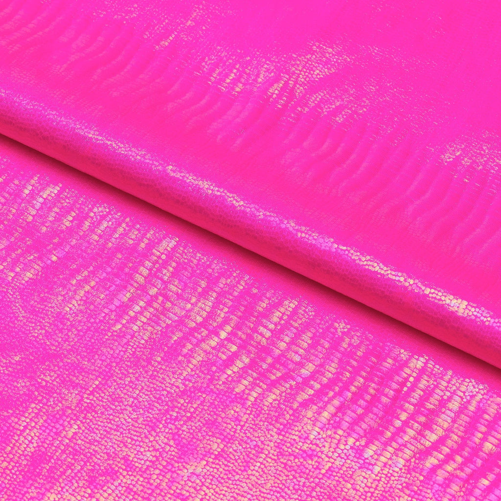 Oil Slick Python Hologram Spandex Fabric | CDW