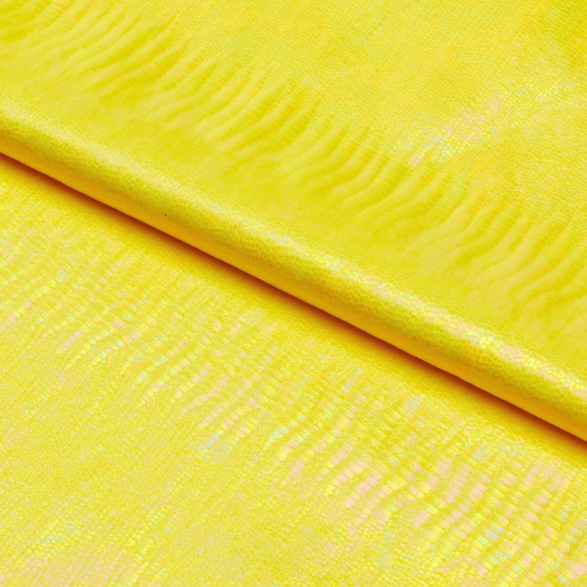 Oil Slick Python Hologram Spandex Fabric | CDW