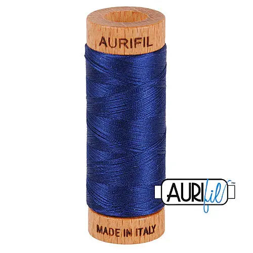 2784 Dark Navy Aurifil Cotton 80wt Spool