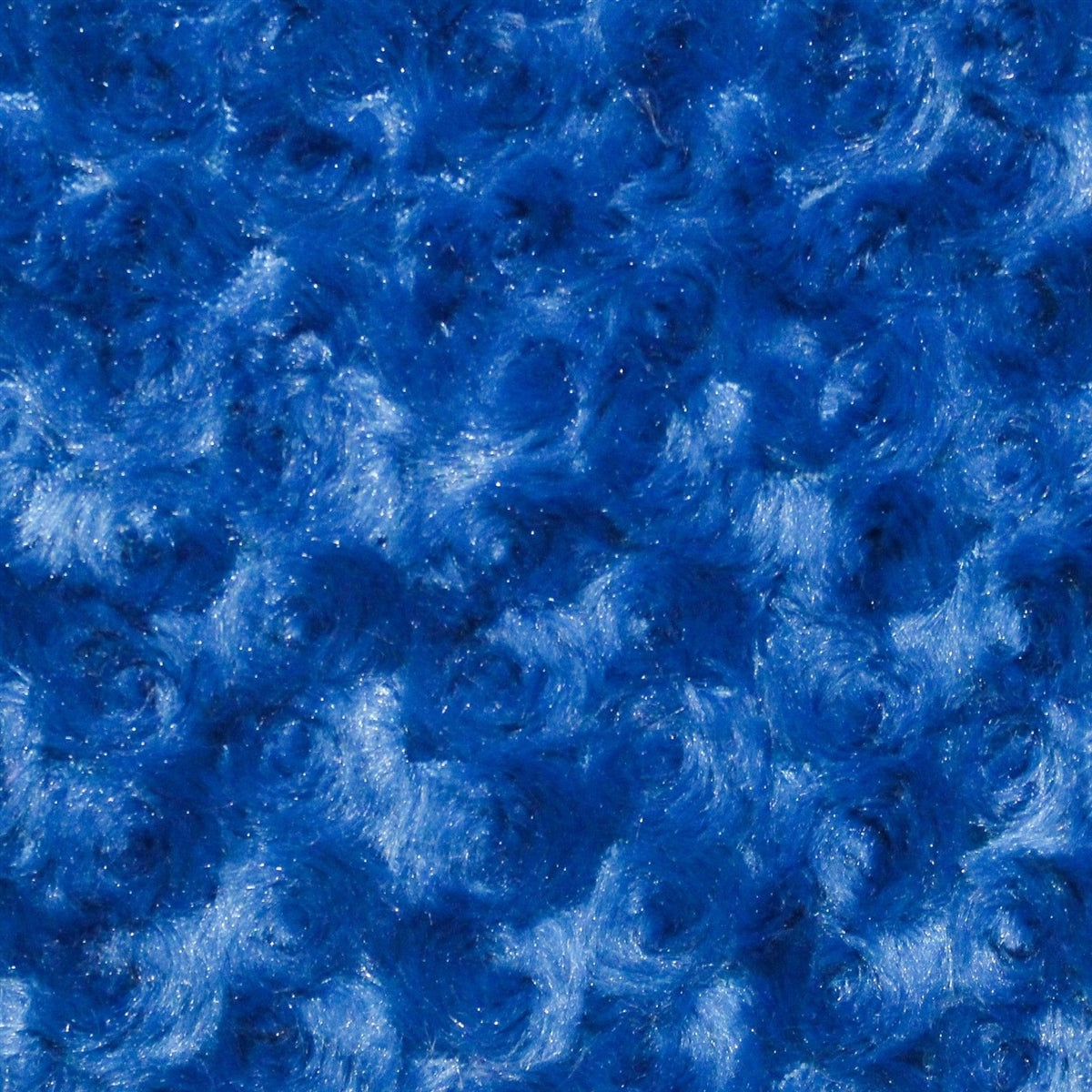 Swirl Rosebud Faux Fur Fabric