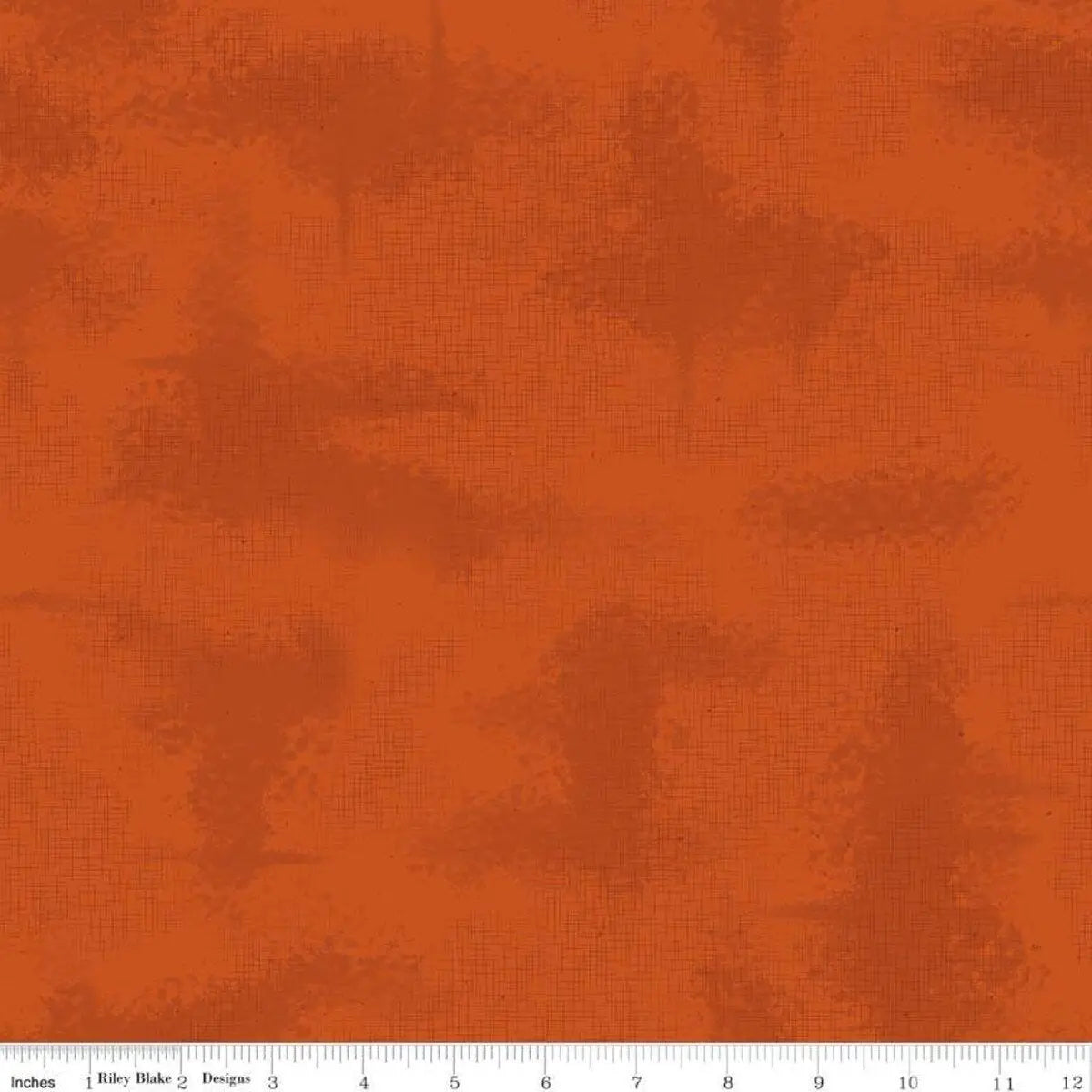 Orange Shabby Autumn Cotton 43"/44" Fabric Per Yard