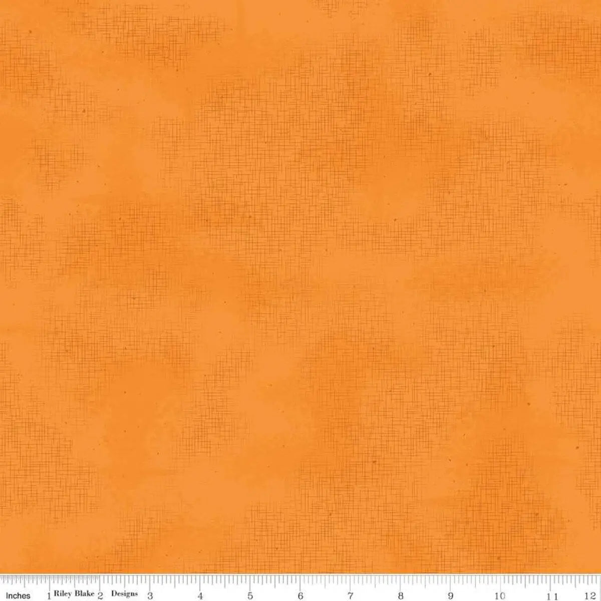 Orange Shabby Pumpkin Cotton 43"/44" Fabric Per Yard