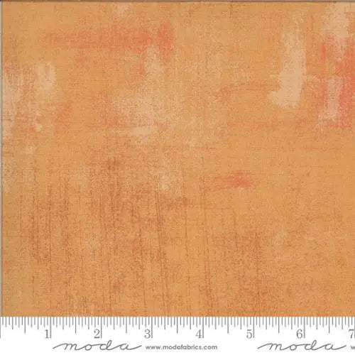Orange Grunge Basics Cobbler 44"/45" Fabric Per Yard