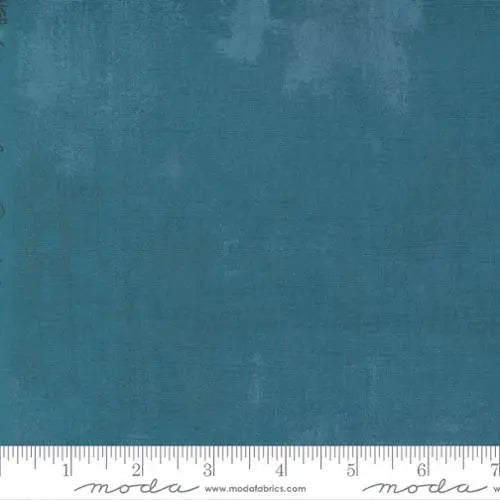 Blue Grunge Basics Bonnie Blue 44"/45" Fabric Per Yard