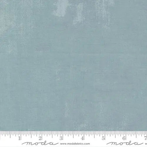 Blue Grunge Basics Composed 44"/45" Fabric Per Yard