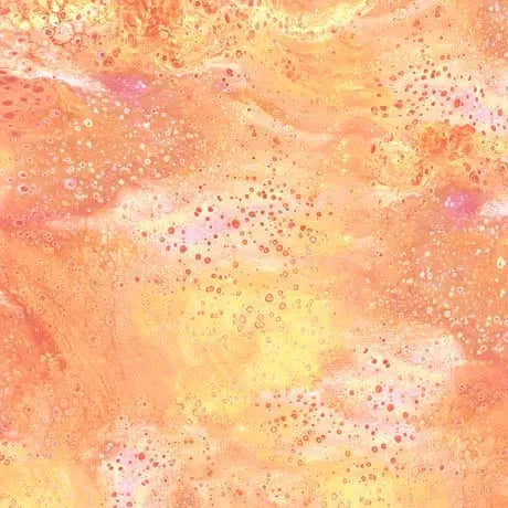 Orange Surge Torrents 44"/45" Fabric Per Yard