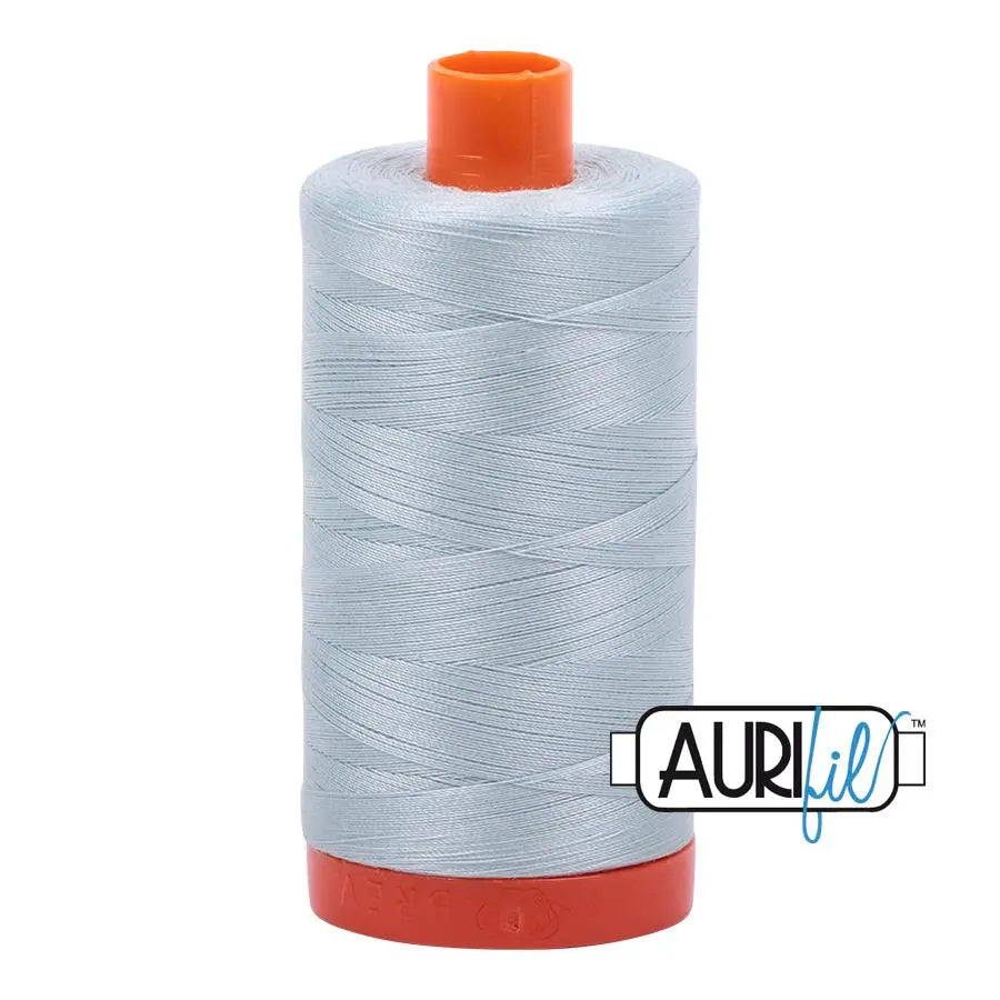 5007 Light Grey Blue Aurifil Cotton 50wt Large Spool