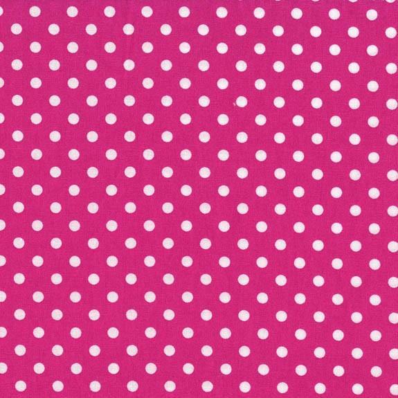 Small Polka Dot Print Poly Cotton Fabric
