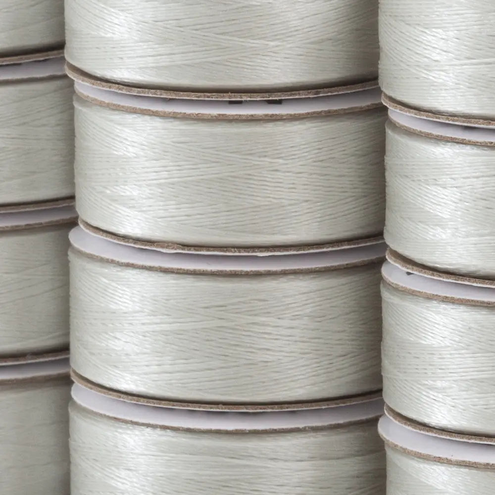 Super Bobs Poly #623 Silver (M-Style) 12 pack pre-wound bobbins