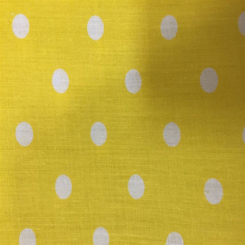 Small Polka Dot Print Poly Cotton Fabric