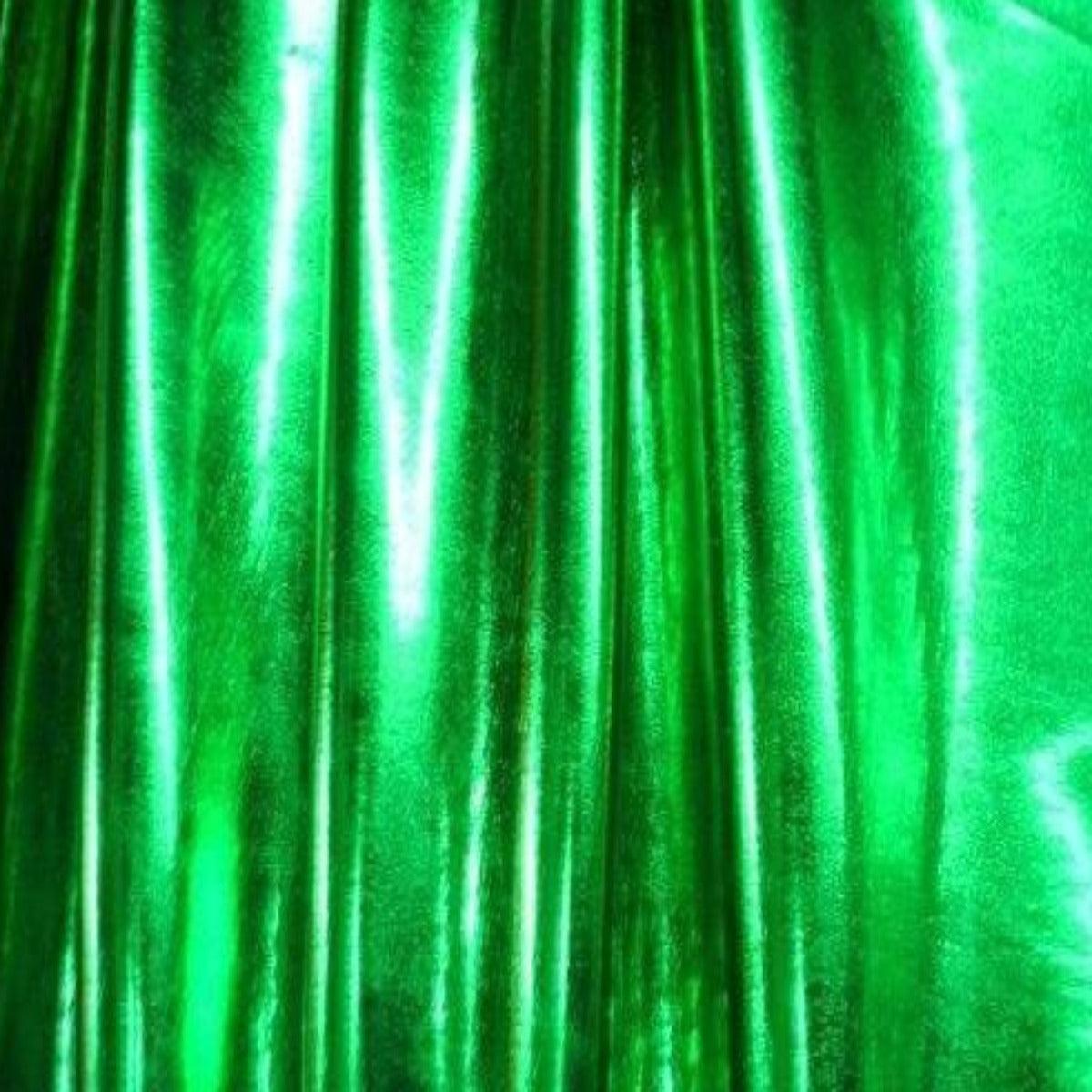 Metallic Foil Spandex Apparel Fabric