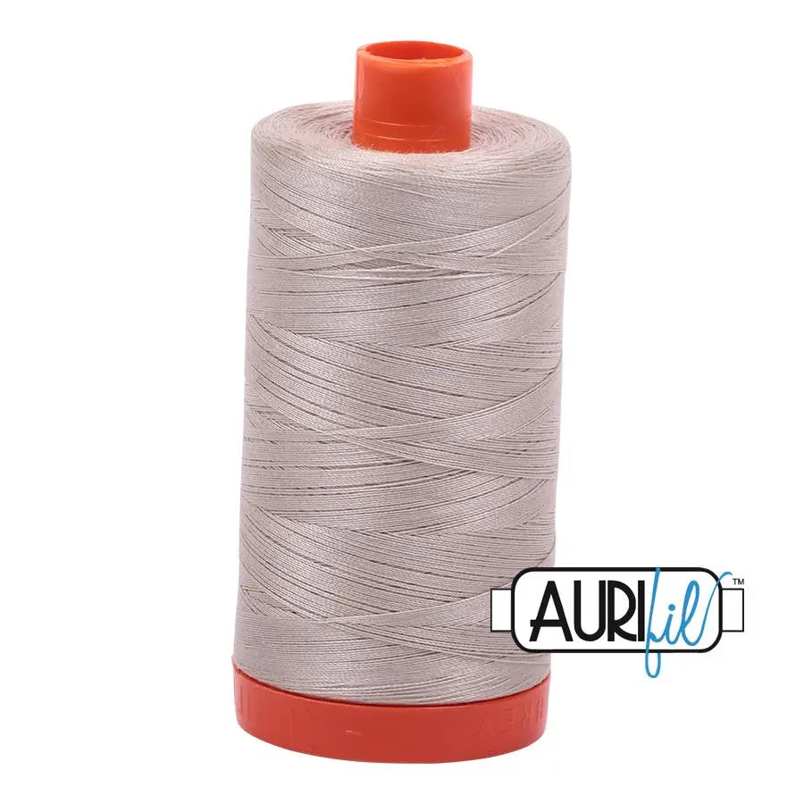 6711 Pewter Aurifil Cotton 50wt Large Spool