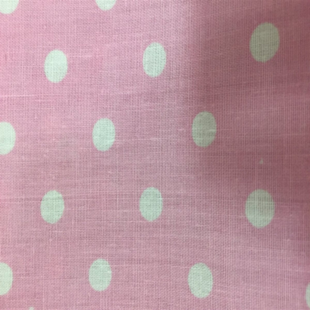 Small Polka Dot Print Poly Cotton Fabric