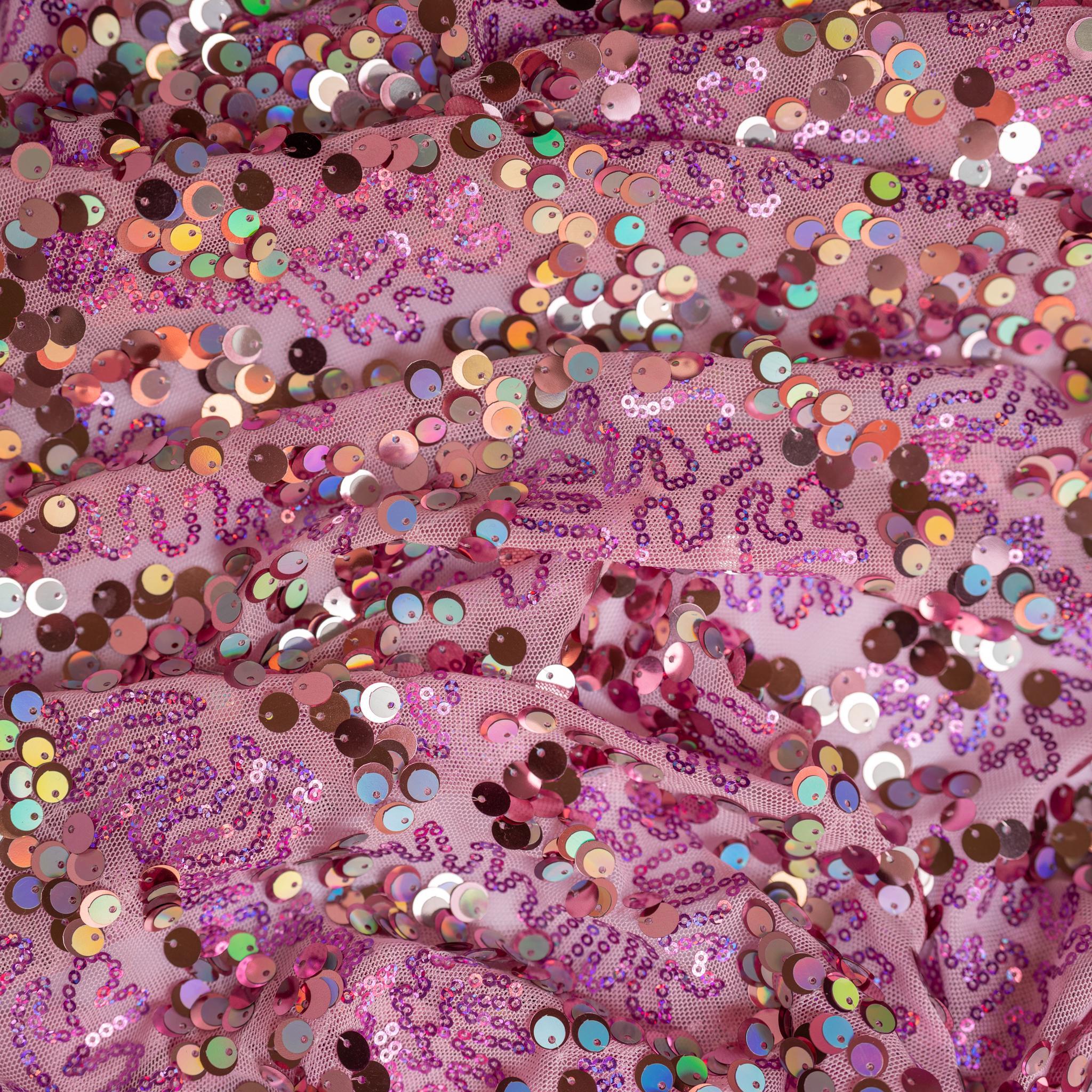 Fame Stretch Mesh Sequin Fabric | CDW