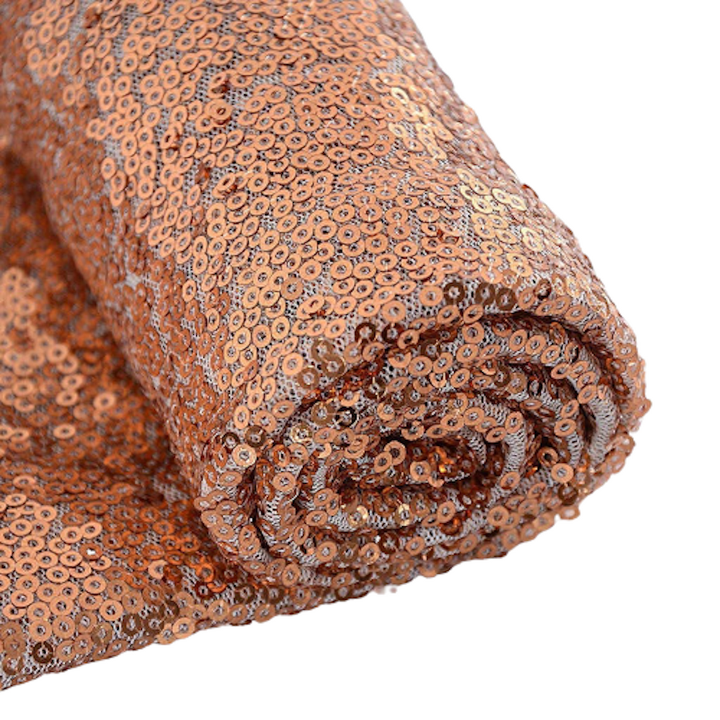 Mini Disc All Over Sequin Fabric