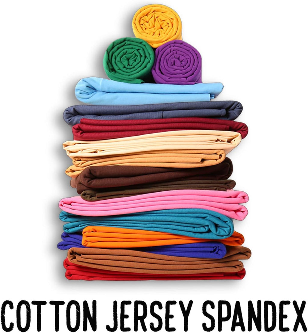 Wholesale Cotton Spandex Jersey Knit Fabric – 12oz, Sold by the Bolt