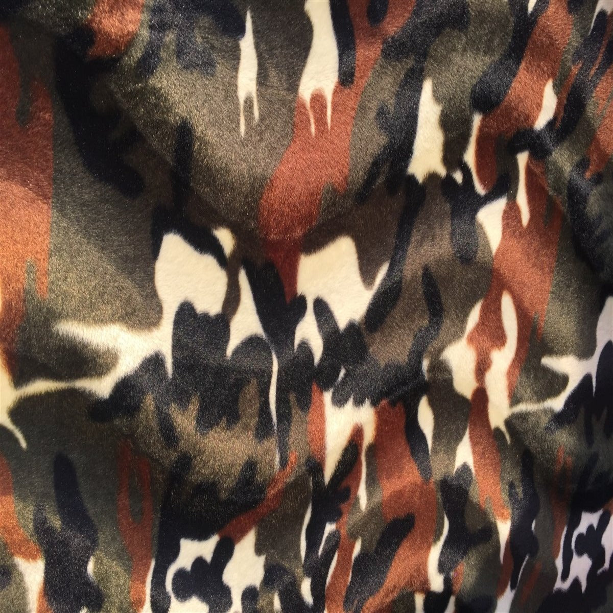 Cow Print Velboa Faux Fur