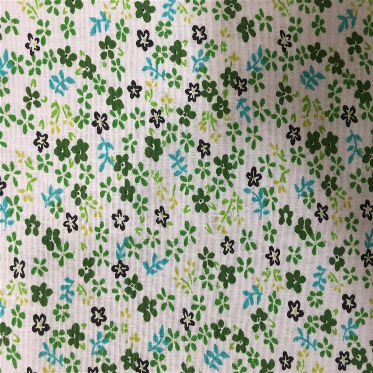 Small Floral Print Poly Cotton Fabric