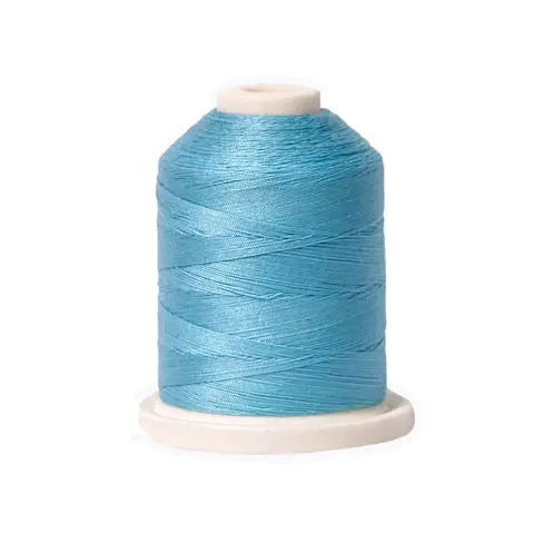807 Soft Cyan Signature Cotton Thread Mini Spool - 40WT