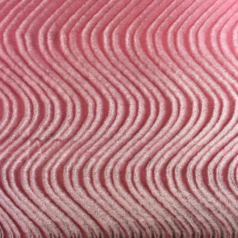 Swirl Velvet Flocking Fabric