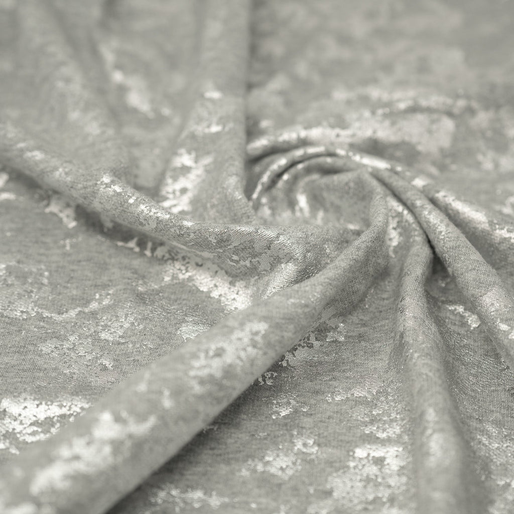 Cloud 9 Foil Printed Brushed Terry Fleece Fabric | CDW