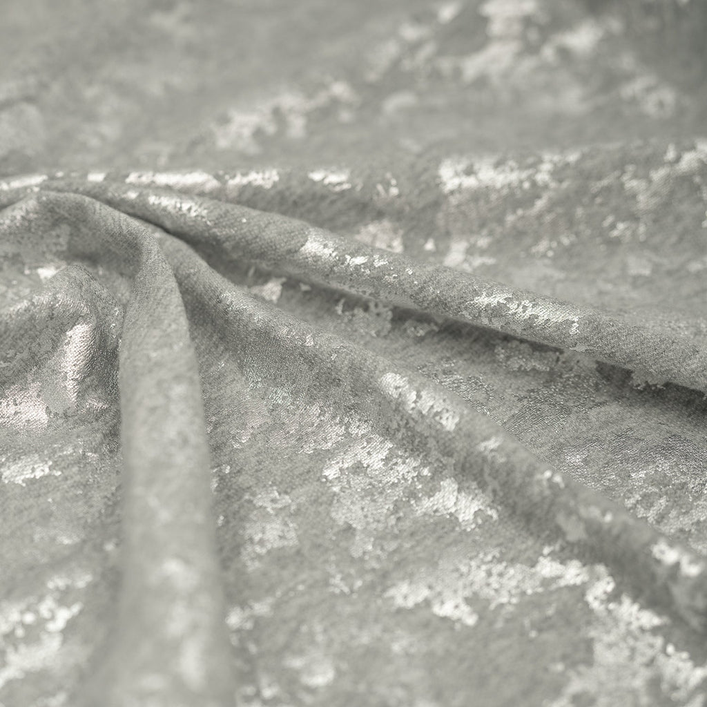 Cloud 9 Foil Printed Brushed Terry Fleece Fabric | CDW