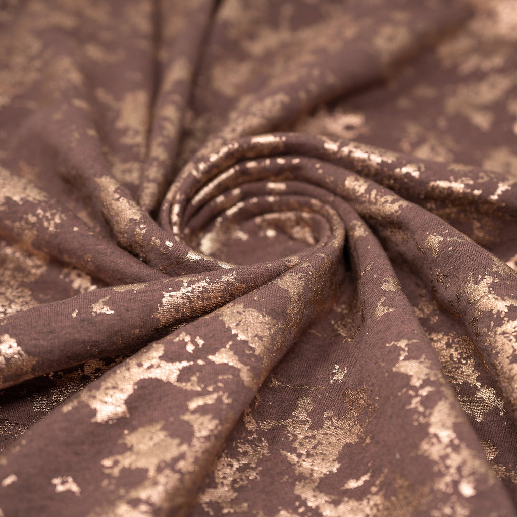 Cloud 9 Foil Printed Brushed Terry Fleece Fabric | CDW