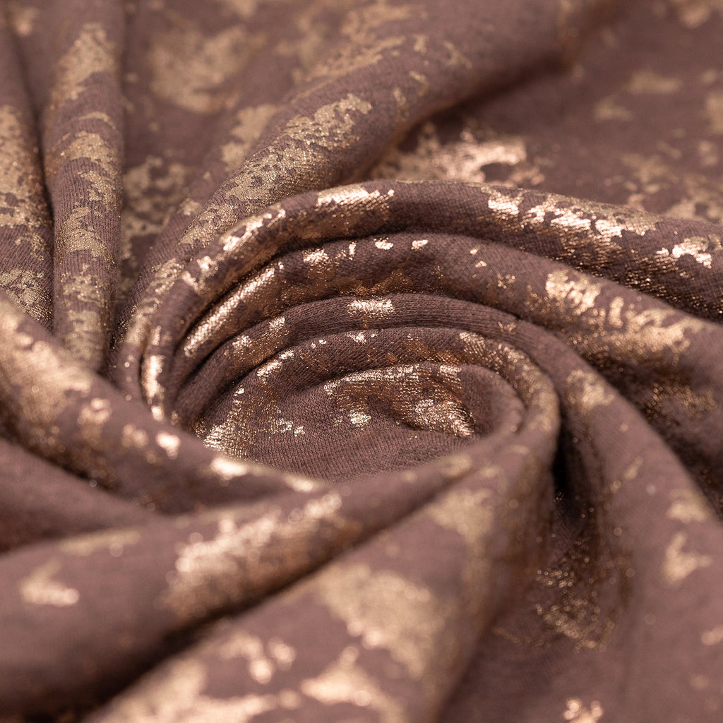 Cloud 9 Foil Printed Brushed Terry Fleece Fabric | CDW