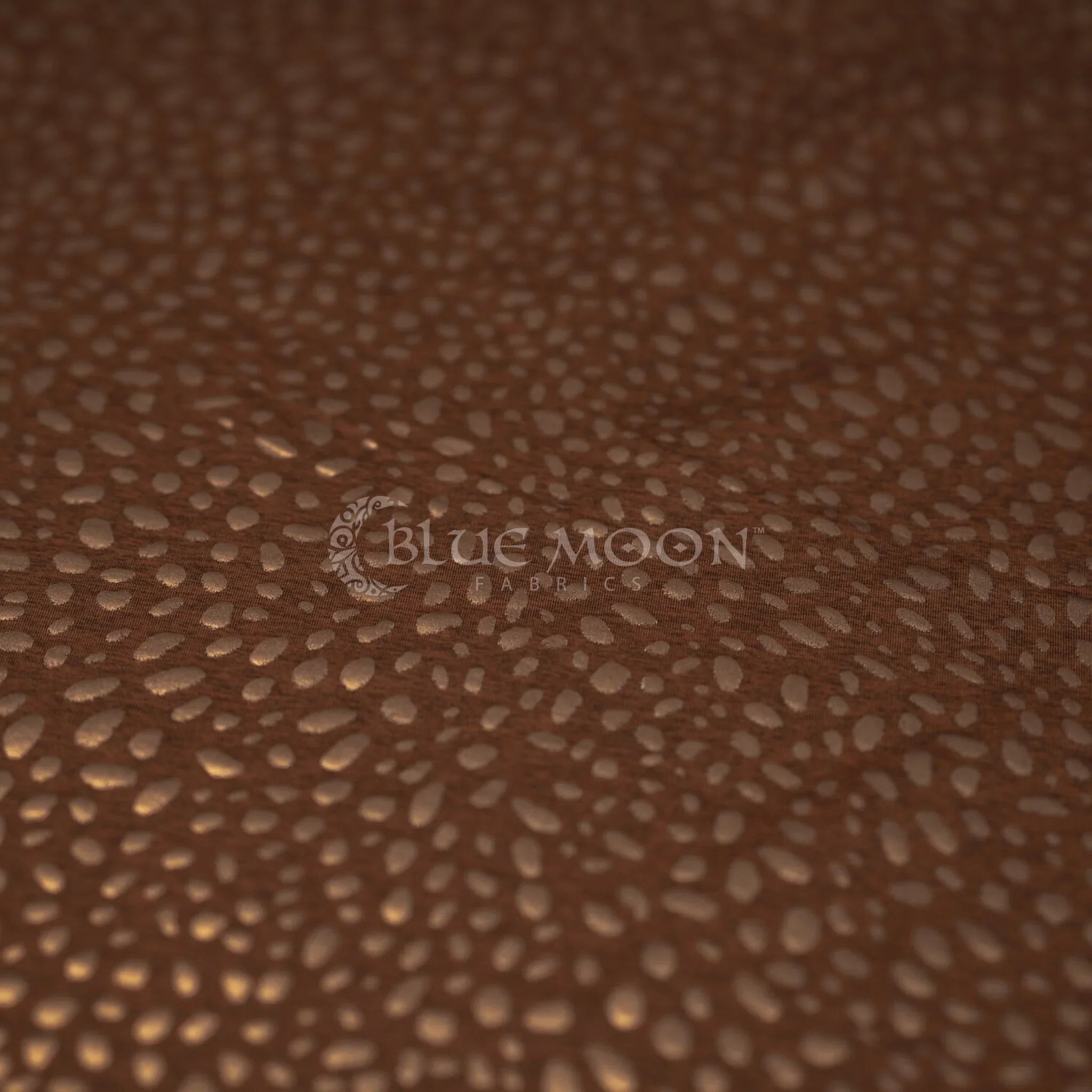 Abstract Animal Foiled EcoDelish Double Peached Melange Fabric | CDW