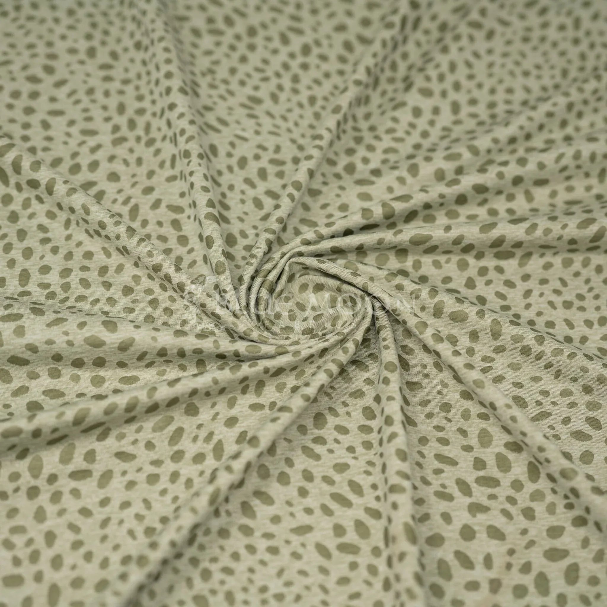 Abstract Animal Foiled EcoDelish Double Peached Melange Fabric | CDW