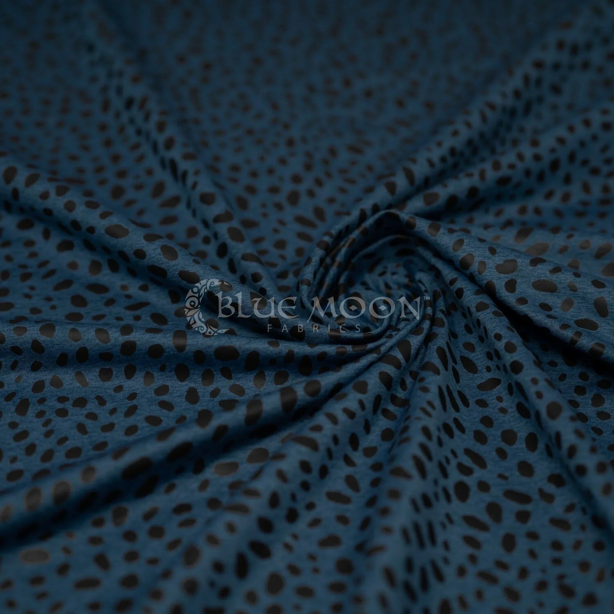 Abstract Animal Foiled EcoDelish Double Peached Melange Fabric | CDW