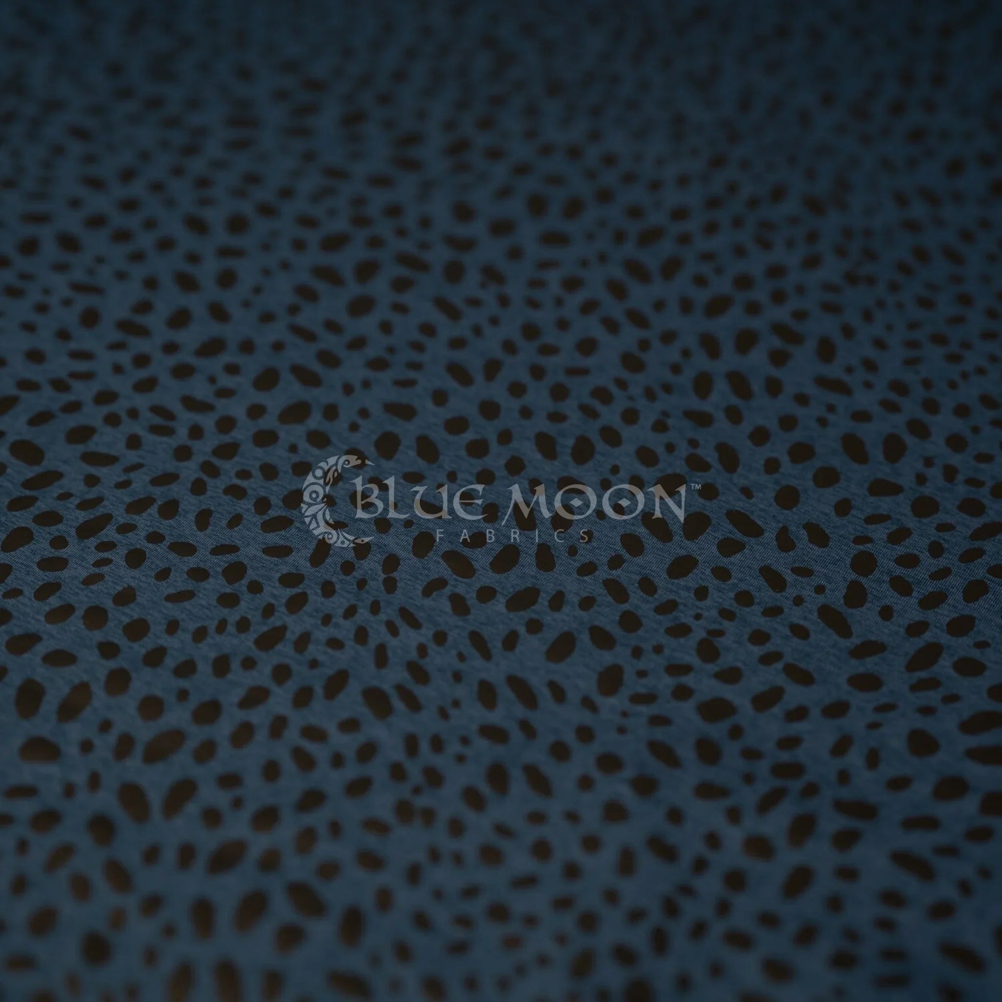 Abstract Animal Foiled EcoDelish Double Peached Melange Fabric | CDW