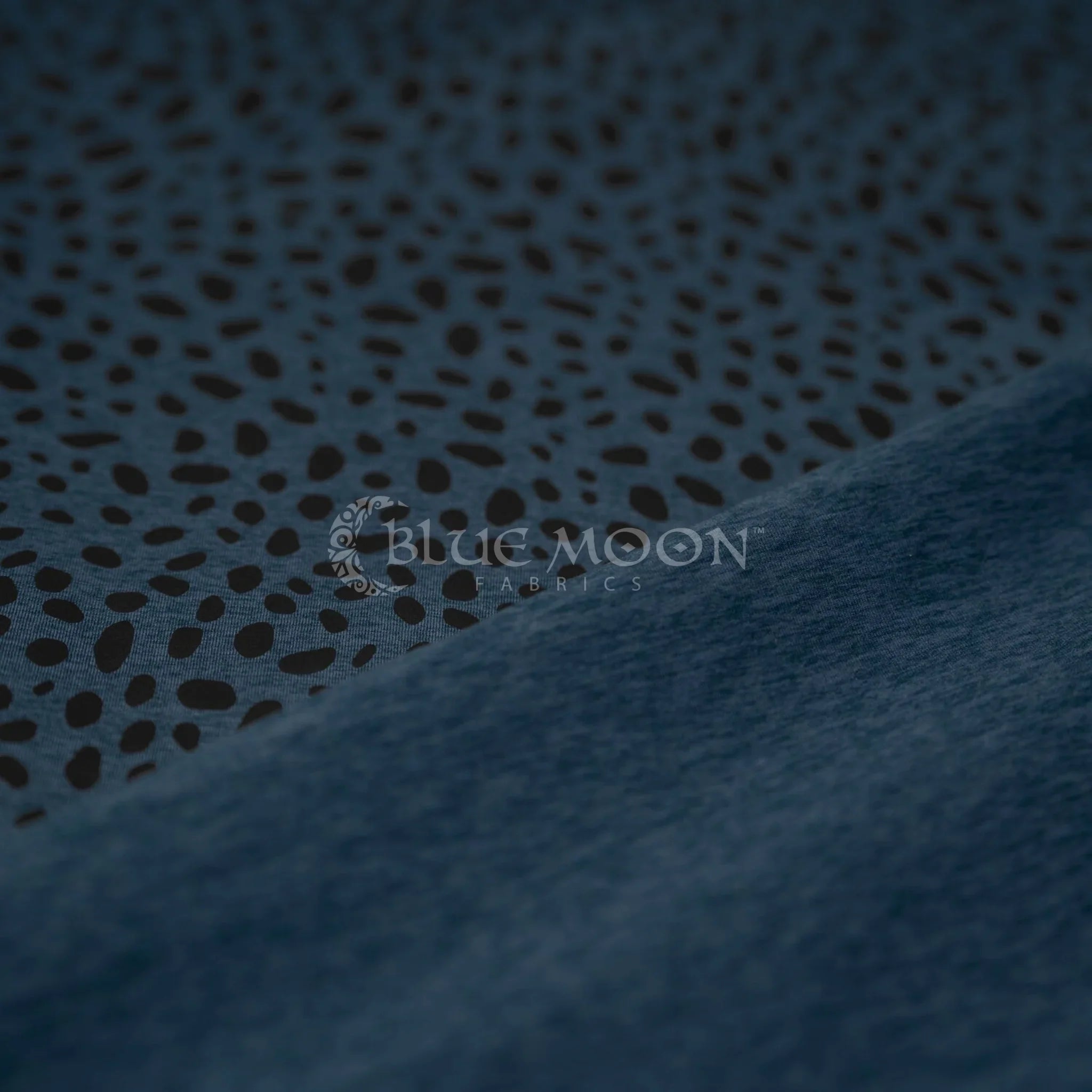 Abstract Animal Foiled EcoDelish Double Peached Melange Fabric | CDW