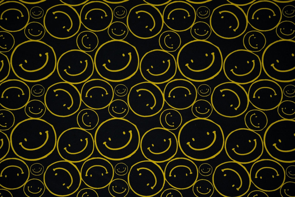 All Smiles Printed Spandex Fabric | CDW