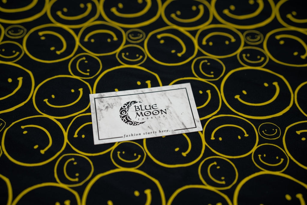 All Smiles Printed Spandex Fabric | CDW