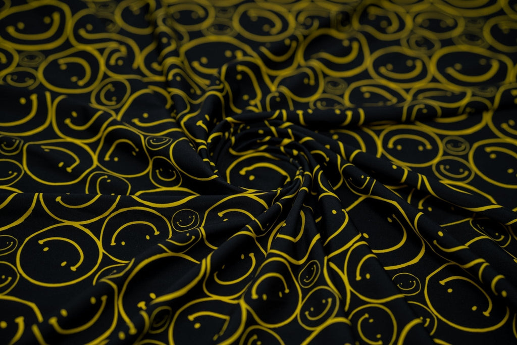 All Smiles Printed Spandex Fabric | CDW