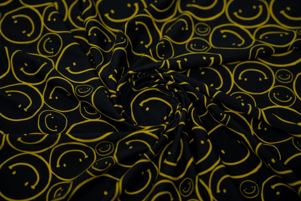 All Smiles Printed Spandex Fabric | CDW