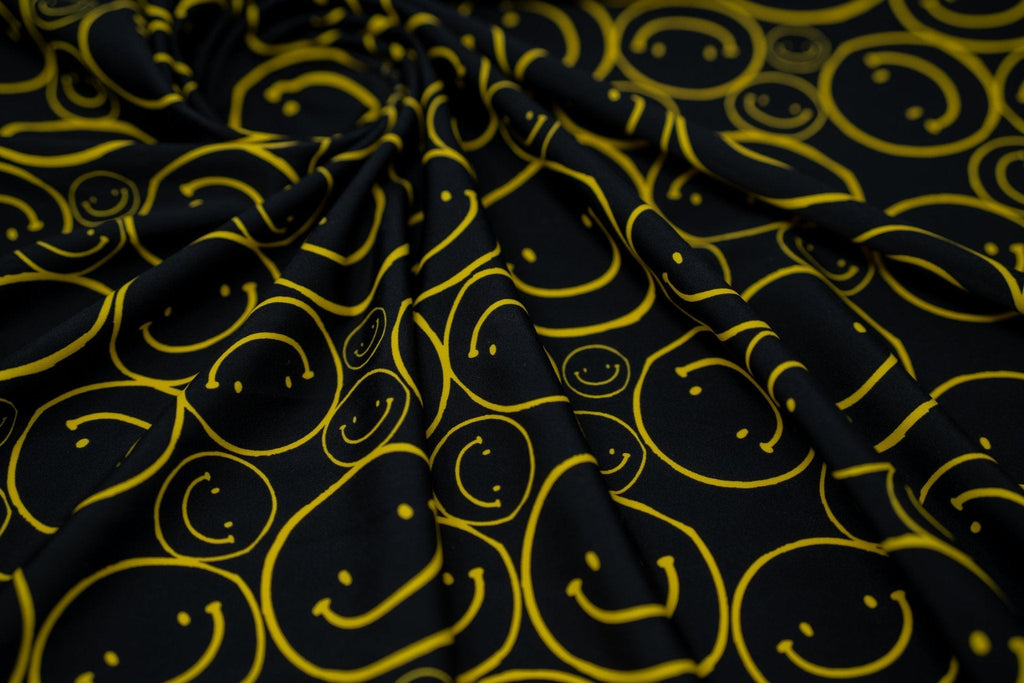 All Smiles Printed Spandex Fabric | CDW