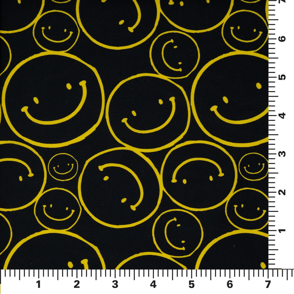 All Smiles Printed Spandex Fabric | CDW