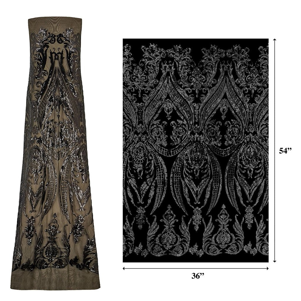 Amelia Stretch Mesh Sequin Fabric | CDW