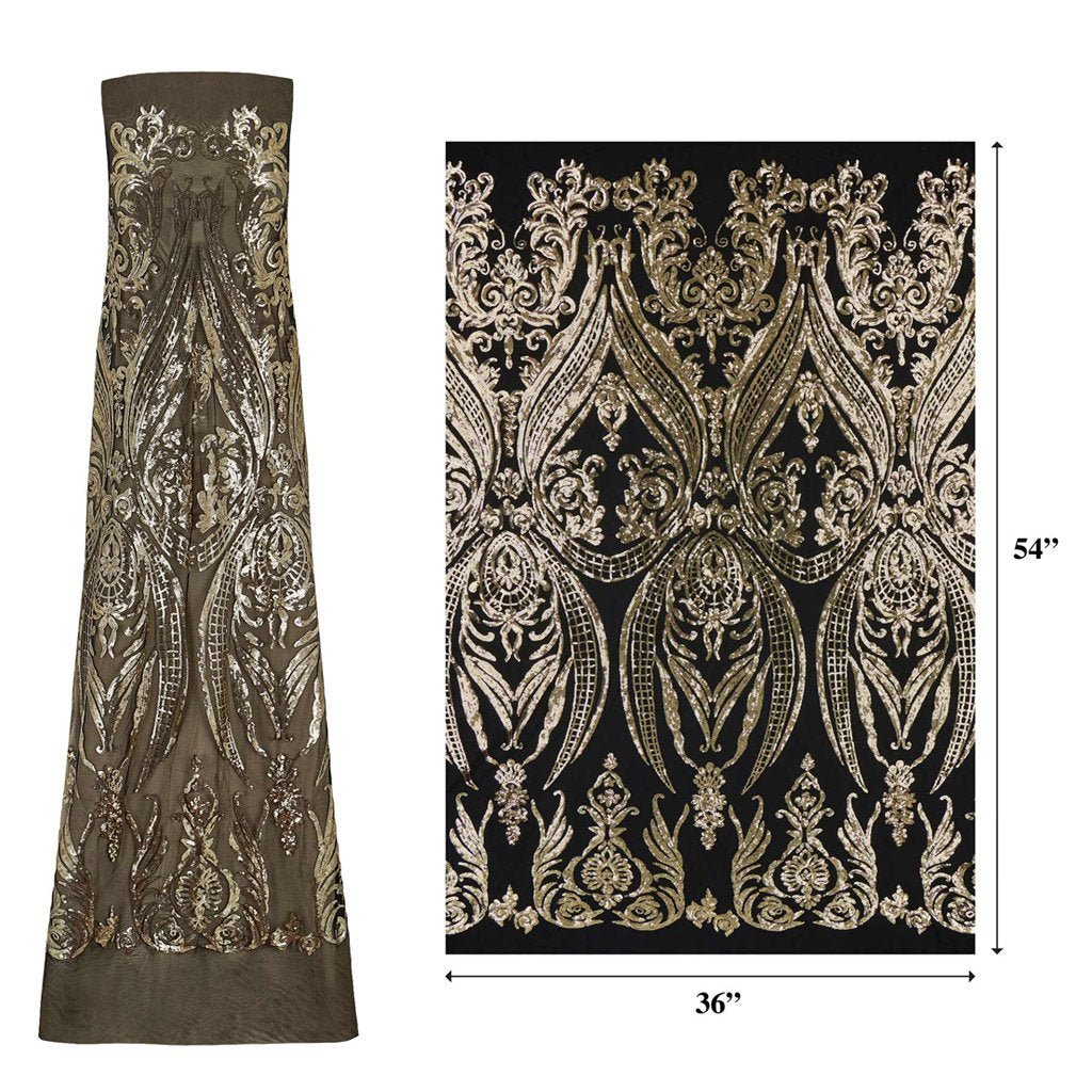 Amelia Stretch Mesh Sequin Fabric | CDW