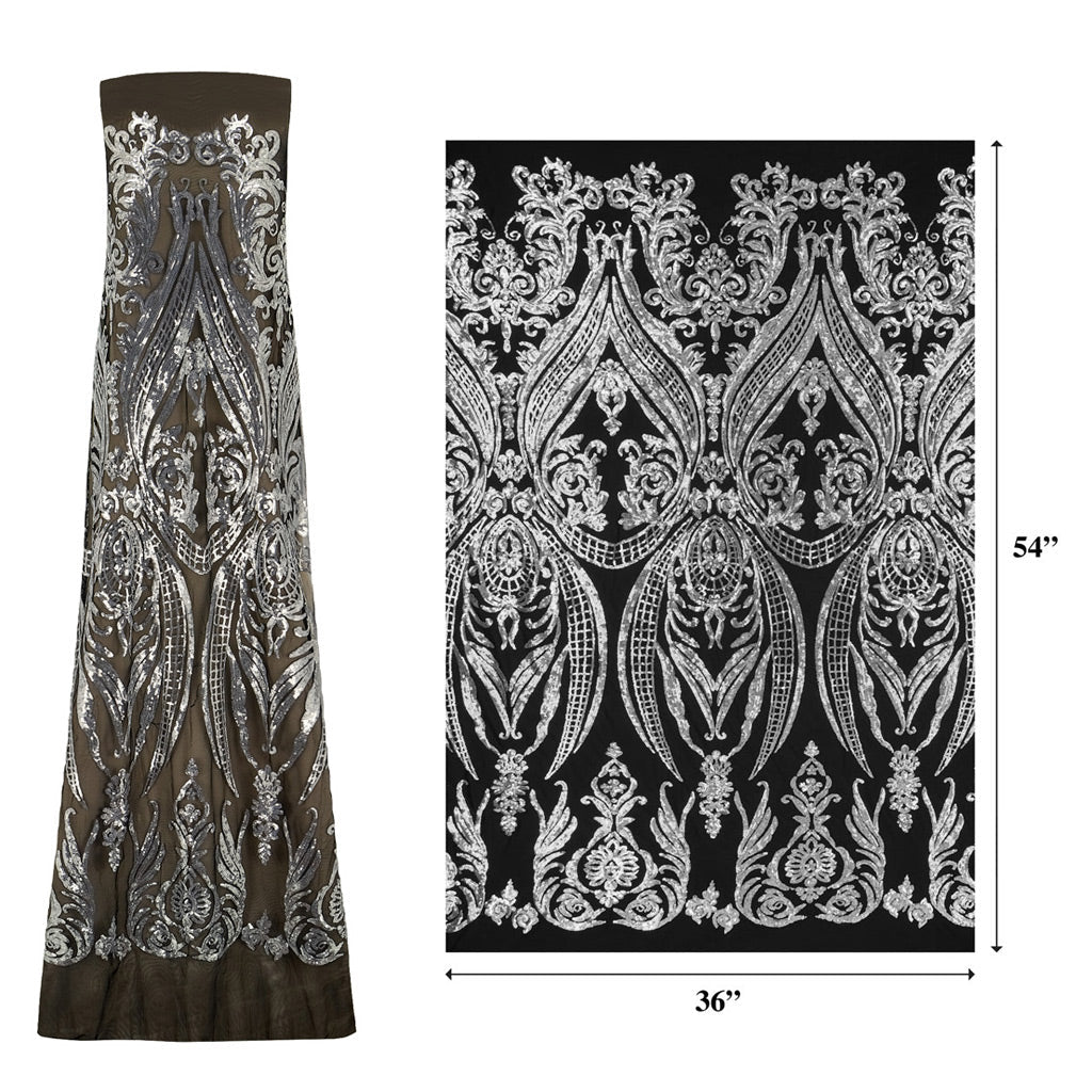 Amelia Stretch Mesh Sequin Fabric | CDW