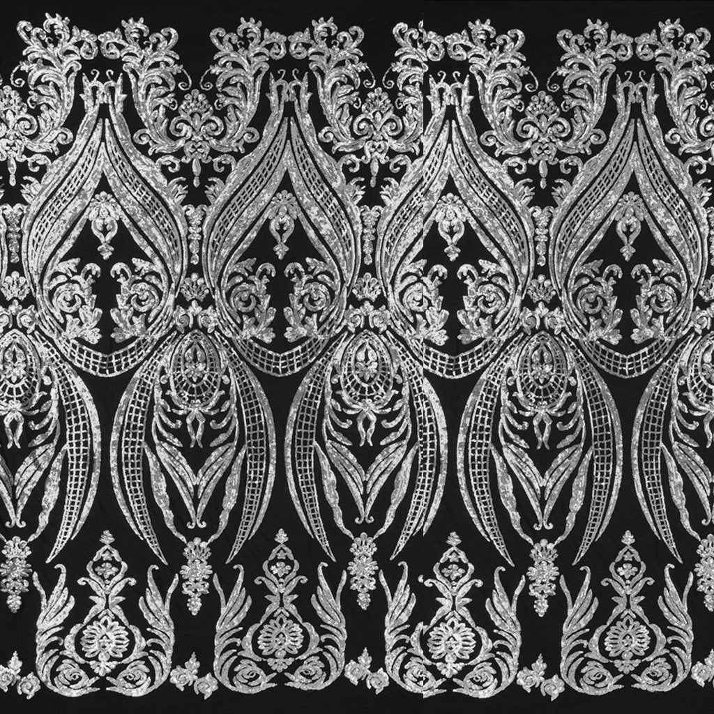 Amelia Stretch Mesh Sequin Fabric | CDW