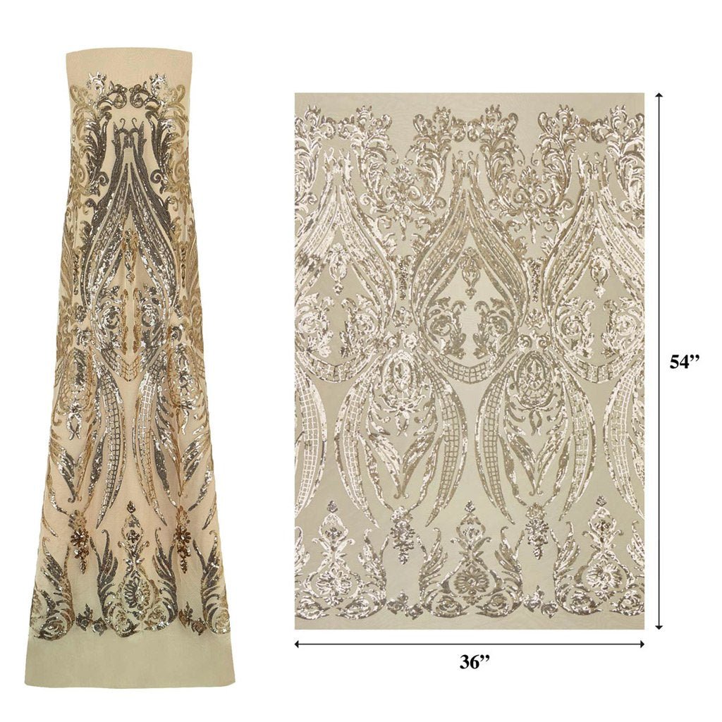Amelia Stretch Mesh Sequin Fabric | CDW