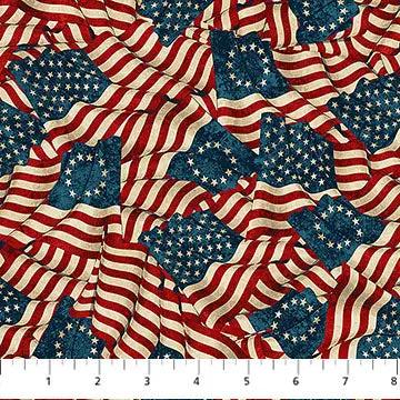 America 250 - Stonehenge 28371-12 Cotton 44"/45" Fabric Per Yard