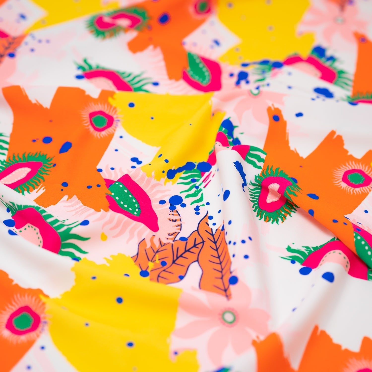 Anemone Garden Printed Spandex Fabric | CDW